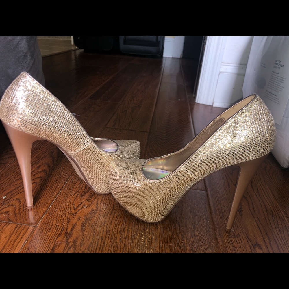 Gold Stilettos